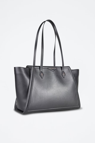 Leren Shopper - Zwart