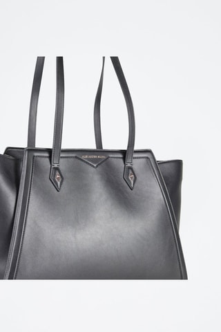 Leren Shopper - Zwart