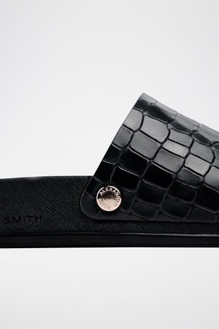 Leren Muiltjes Bristol-Asaubrd - Zwart