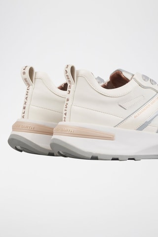 Platform Sneakers - Wit en Grijs