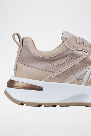 Platform Sneakers - Nude