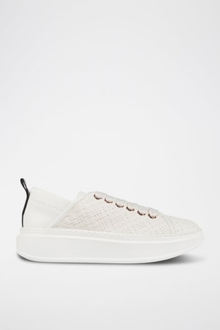 Leren Sneakers - Wit