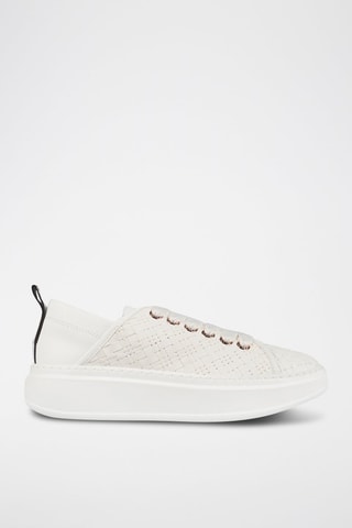 Leren Sneakers - Wit