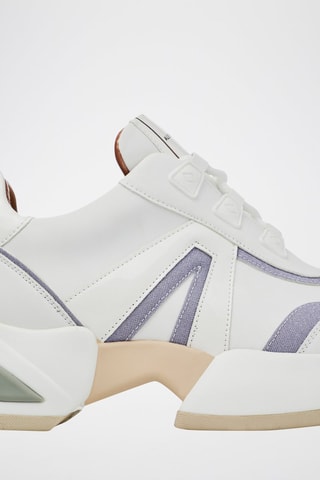 Platform Sneakers Marble - Wit