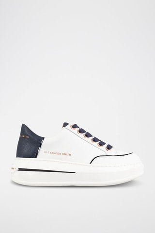 Leren Platform Sneakers Lancaster - Wit