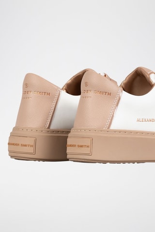 Leren Sneakers London-albaldw - Wit