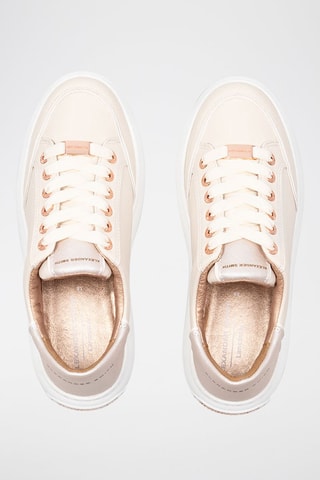 Leren Platform Sneakers Lancaster - Ecru