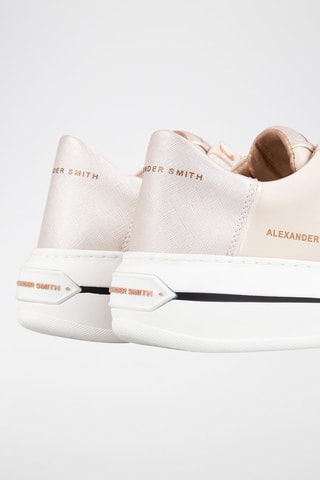 Leren Platform Sneakers Lancaster - Ecru