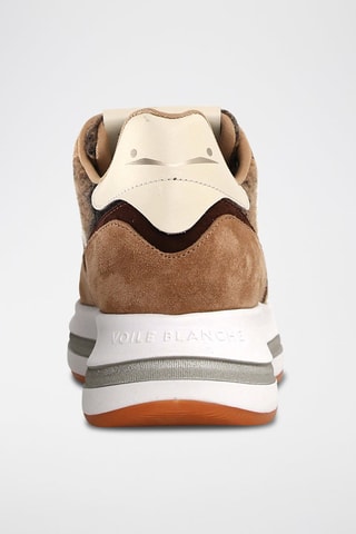 Sapatilhas em couro Melany - Castanho-claro