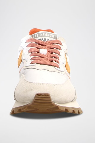 Nubuck Platform Sneakers Qwark - Wit