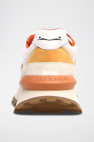 Nubuck Platform Sneakers Qwark - Wit