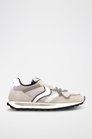 Kalfsnubuck Sneakers Qwark -  Beige