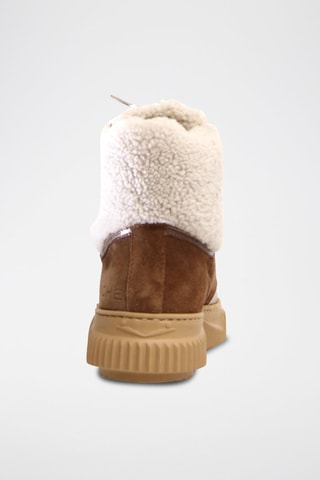 Hoge Leren Sneakers - Bruin