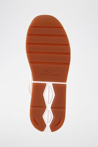 Sneakers de couro Maran Castanho-claro e branco