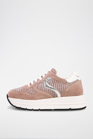 Sneakers de couro Maran Rosa-velho