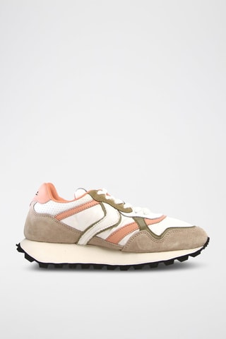 Leren Sneakers Qwark - Beige