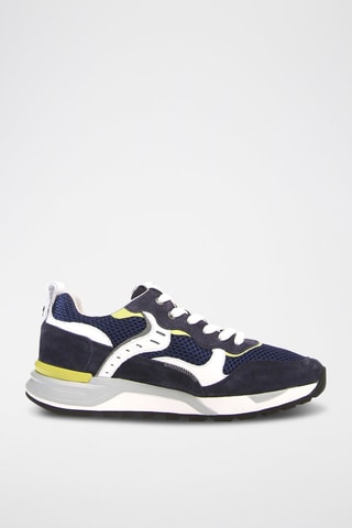 Leren Sneakers Bholt - Indigoblauw