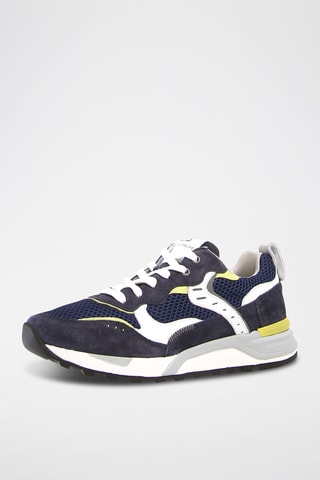 Leren Sneakers Bholt - Indigoblauw