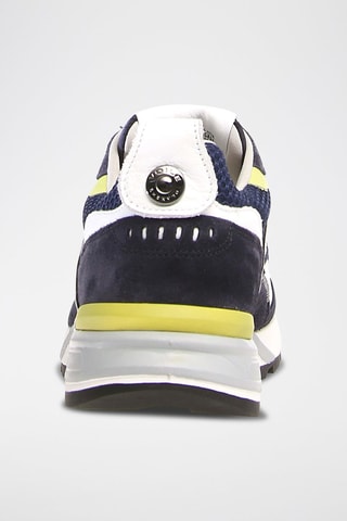 Leren Sneakers Bholt - Indigoblauw