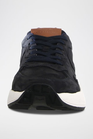 Leren Sneakers Bulk - Marineblauw