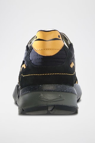 Leren Sneakers ClubB19 - Kaki en Zwart