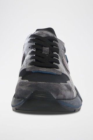 Leren Sneakers ClubB19 - Antraciet