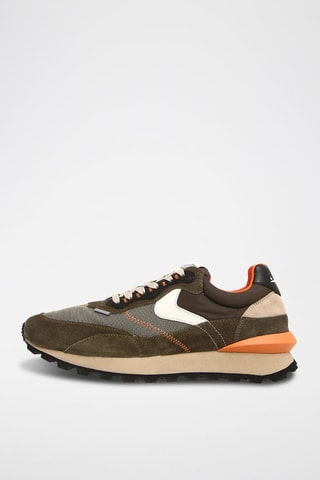 Leren Sneakers Qwark Hype - Kaki