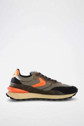 Leren Sneakers Qwark Hype - Kaki