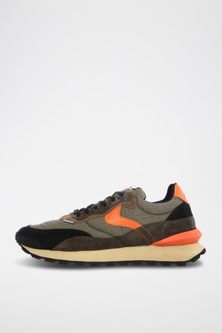 Leren Sneakers Qwark Hype - Kaki