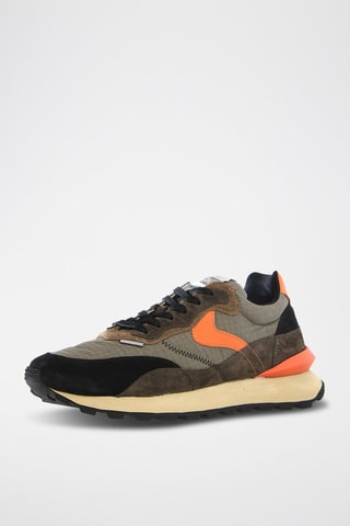 Leren Sneakers Qwark Hype - Kaki