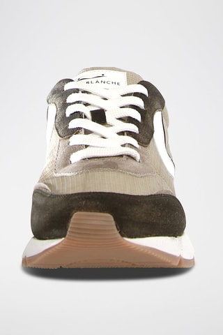 Sneakers Storm - Kaki en Beige