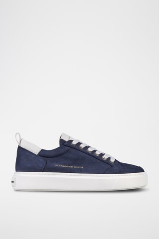 Leren Sneakers Bond- Marineblauw