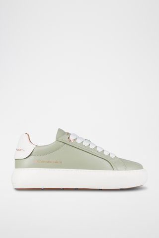 Leren Platform Sneakers Soho - Lichtgroen