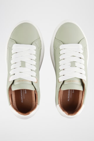 Leren Platform Sneakers Soho - Lichtgroen