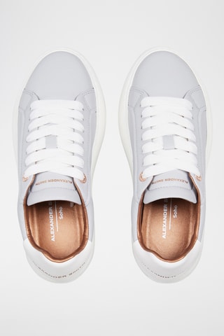 Leren Platform Sneakers Soho - Lichtgrijs