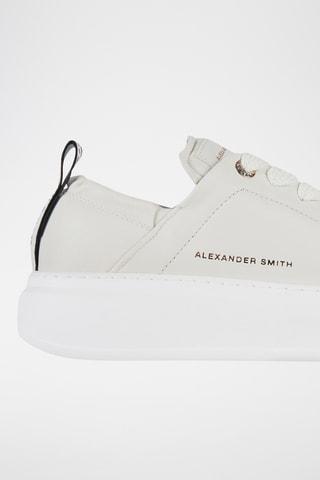 Leren Platform Sneakers Wembley - Wit