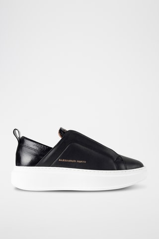 Leren Slip-ons Wembley - Zwart