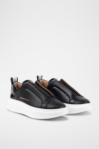 Leren Slip-ons Wembley - Zwart