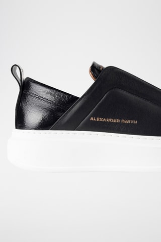 Leren Slip-ons Wembley - Zwart