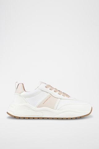 Sneakers Eco Dover - Wit en Lichtroze