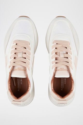Sneakers Eco Dover - Wit en Lichtroze