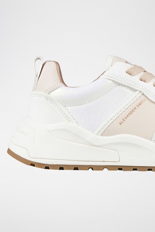 Sneakers Eco Dover - Wit en Lichtroze