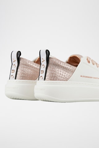 Platform Sneakers Eco Wembley - Wit en Beige