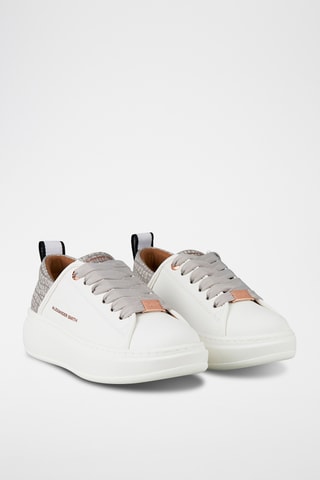 Sneakers Eco Wembley - Wit en Lichtgrjis