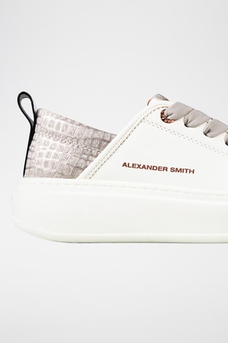 Sneakers Eco Wembley - Wit en Lichtgrjis