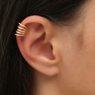 Earcuff - Laiton plaqué or