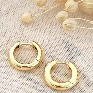 Créoles - Laiton plaqué or 