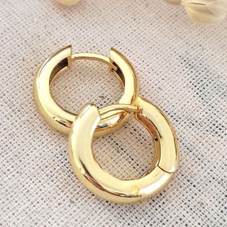 Créoles - Laiton plaqué or 