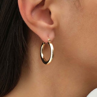 Créoles - Laiton plaqué or 