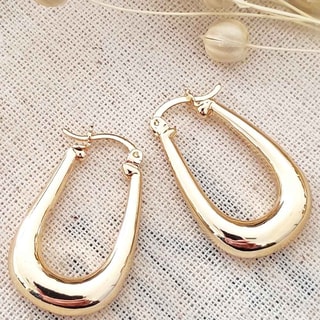 Créoles - Laiton plaqué or 